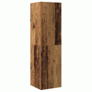 Helloshop26 - Meuble TV mural moderne avec grand rangement 30,5 x 30 x 110 cm en bois d'ingénierie vieux bois 02_0050878 - Bois massif 3000236617383