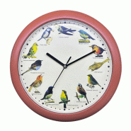 Horloge chant d'oiseau Bois Herzberg HG03701 - marron 5404035003701