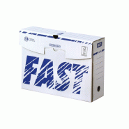 Lot de 1200 boîtes archives Standard 25x33, dos de 10, en carton blanc imprimé - 3334381053599