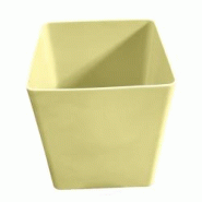 PLAST'UP ROTOMOULAGE Pot de fleurs cubio h 50cm - IVOIRE - beige 0637962081947
