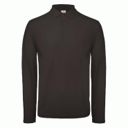 Polo homme ID.001 manches longues Noir 3XL 100% Coton - XXXL noir 5401007207228