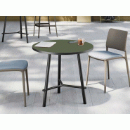 Table polyvalente Altéis ronde ou carrée avec surface en stratifié Table polyvalente Altéis ronde ou carrée avec surface en stratifié