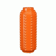 Vase Bubble orange Ø11 x H 30 cm
