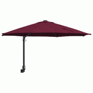 VidaXL Parasol de jardin Bordeaux 248 x 248 x 148 cm Modèle Eolia Jardin - 42003231
