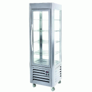 Vitrine réfrigérée 4 faces vitrées 360L froid positif