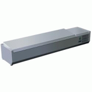 A.C.L vitrine réfrigérée à poser avec couvercle inox - 9 bacs gn 1/3 - prof 395 mm - 3701647304830 A.C.L vitrine réfrigérée à poser avec couvercle inox - 9 bacs gn 1/3 - prof 395 mm - 3701647304830