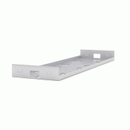 Goulotte horizontale en acier pour bureau partagé - 140/160 cm - Blanc ou Gris Aluminium Goulotte horizontale en acier pour bureau partagé - 140/160 cm - Blanc ou Gris Aluminium