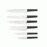 Bjorn Couteaux de cuisine JONA - 6 pièces - noir 3701488307908 Bjorn Couteaux de cuisine JONA - 6 pièces - noir 3701488307908