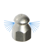 Buse de nettoyage sans jet frontal 	- Réf : NBU0065001