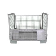 Caisse-palette métallique grillagée repliable - 1240 x 800 x 970 mm - Charge utile 1500 kg_1