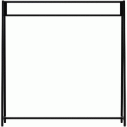 CLP Porte vetements Ingar Métal HBT: 150x120x35 cm Noir - métal 327662