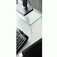 DIGITUS DA-90358 DIGITUS Rehausseur en verre pour moniteur 560x210x80mm jusqu'à 20 kg - blanc DA-90358_0