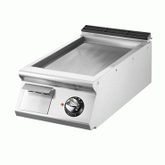 Fry-top électrique, top, plaque lisse chromée 400x730x250 mm - VIRTUS - 4068875005250