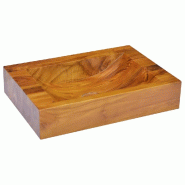 Helloshop26 - Lavabo de salle d'eau vasque à poser de toilette lave-mains de salle de bain lavabo de salle d'eau intérieur 50 x 35 x 02_0002873 - Bo