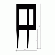 Joint caoutchouc pour chambre froide jcr-020_0