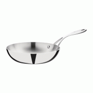 Poêle inox triple paroi 200mm | Vogue - FS668