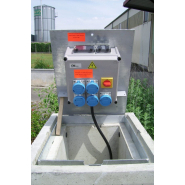 Borne de distribution d'électricité escamotable - REEL - configuration sur-mesure