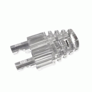 ROLINE Capuchon pour fiche RJ-45 EASY Passthrough, 10 pièces, pour connecteurs 21.17.3146/.3147, transparent ROLINE Capuchon pour fiche RJ-45 EASY Passthrough, 10 pièces, pour connecteurs 21.17.3146/.3147, transparent