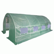 Serre jardin tunnel 18 m² 6x3x1,9 m effet de serre tube acier 25 mm Serre jardin tunnel 18 m² 6x3x1,9 m effet de serre tube acier 25 mm