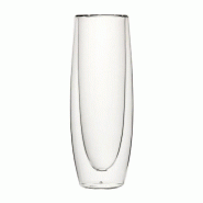 Utopia Lot de 6 verres à champagne 160 ml sans pied, double paroi - 5060020526374