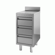 Vaiotec TOPLINE Armoire à tiroirs 700 / 3 tiroirs & rebord L:600 - 10791