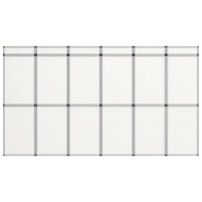 Vidaxl mur d'affichage exposition pliable 18 panneaux 362x200 cm blanc 51212