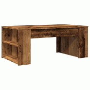 VidaXL Table basse vieux bois 102x55x42 cm bois d'ingénierie Modèle Boréal Plus - 856024
