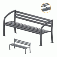 Banc ALGARVE tout acier