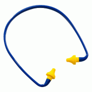 Bouchons d'oreilles coniques avec arceau (1 paire)
