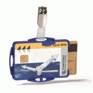 Durable Porte-carte avec clip pour 2 cartes, 1 paquet de 25 pcs - 4005546805320