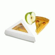 ECOLOMIQUE - 50 Pcs - Boîte pâtissière triangulaire - Couverture à fenêtre, 15,5 x 13 x 4,5 cm - ECO209PATTRI - blanc en carton ECO209PATTRI ECOLOMIQUE - 50 Pcs - Boîte pâtissière triangulaire - Couverture à fenêtre, 15,5 x 13 x 4,5 cm - ECO209PATTRI - blanc en carton ECO209PATTRI