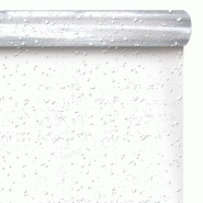 Film polypro transparent motif Gypsophile blanc 0,80x120 m