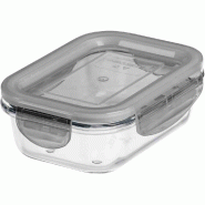 GastroMax Boîte de conservation en verre, 0,25 litre, gris - gris verre K80984 GastroMax Boîte de conservation en verre, 0,25 litre, gris - gris verre K80984