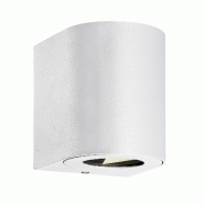 Nordlux Applique murale CANTO 2 Aluminium Blanc, H.10.4 - IP44 - LED Module / Extérieur - blanc 5701581482388