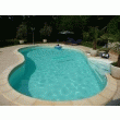 Piscine en kit forme haricot