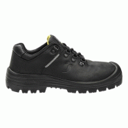 Safety Jogger - Chaussures de sécurité basses en cuir respirant et semelles résistantes à la chaleur VESUVIO noir S3 http://carbonn.Fr/img/co/1276
