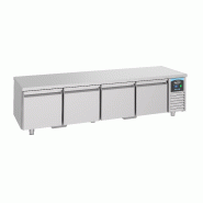 Soubassement réfrigéré professionnel 4 tiroirs 2130x700xh600 - P7489.5482