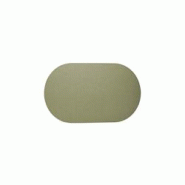 Stil Casa, set de 12 sets de table unicolores, polyuréthane cousu, 48xh. 30 cm, finition dollar couleur boue (mustard). - TOV4830-D-MUD Stil Casa, set de 12 sets de table unicolores, polyuréthane cousu, 48xh. 30 cm, finition dollar couleur boue (mustard). - TOV4830-D-MUD
