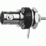 TELEGÄRTNER Prise BNC encastrée, isolé avec des disques isolants verts_0