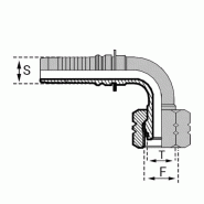 90° (DKOS90-IN) - 10 , 5/8" , 15.9 , 20