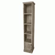 Buffet Héritage pin vieilli 4 cases L39xP39xH200cm - Epaisseur 18mm