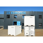 Container maritime 7 pieds en acier corten - Stockage sécurisé et étanche