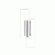 Gea Luce Applique Led Dyana A 40W 2150Lm 3000K En Aluminium Blanc Satiné, Variable Avec Coupure De Phase, Lumière Directe - Gealuce - blanc DYANA A