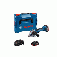 Meuleuse angulaire sans fil GWS 18V-10 P Kit (2x5,0Ah, GAL 1880, L) - BOSCH | 06019J4101 Meuleuse angulaire sans fil GWS 18V-10 P Kit (2x5,0Ah, GAL 1880, L) - BOSCH | 06019J4101
