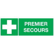 Panneaux adhésifs 200x52 mm secours évacuation - ADPNG-TL03/PRSC_0