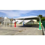 Préau d'école écologique et recyclable - KOMAN Groupe