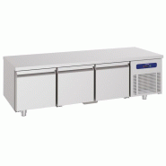 Soubassement réfrigéré inox 3 tiroirs gn 1/1 température -2/+8°c - PHCE2016