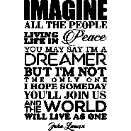 Sticker Image all the people - John Lennon