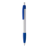 Stylo à bille en plastique - Embase en caoutchouc coloré - Encre bleue Stylo à bille en plastique - Embase en caoutchouc coloré - Encre bleue