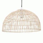 WellHome - Suspension en rotin Ø41x24cm - multi-matériau WH14311